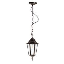 Lauko pakabinamas šviestuvas Kobi LO4105, 60W, E27, IP44, sidabro sp., 17 cm x 76.5 cm