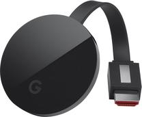 Мультимедийный проигрыватель Google Chromecast Ultra, Micro USB, черный цв./хромовый цв.