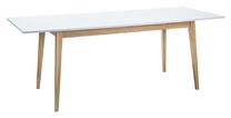 Stalas išskleidžiamas Scandinavian Cesar, balta sp., 160 - 205 cm x 80 cm x 75 cm