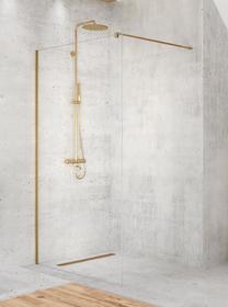 Dušas siena Magnifity Unika Walk-In, 80 cm x 200 cm, caurspīdīga krās./zelta krās./caurspīdīgs