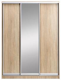 Spinta MN Garant 3110009, ąžuolo sp., 210 cm x 60 cm x 240 cm, su veidrodžiu
