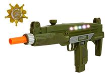 Žaislinis ginklas Lean Toys Justice Force Set LT7872, 37.5 cm Žalia sp.