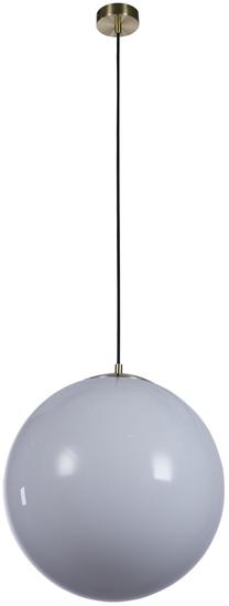 Valgusti rippuv Searchlight Atom II 6099SB, E27, 1 x 60 W, valge v. / messing v., 40 x 40 cm