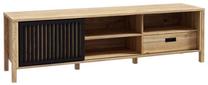 ТВ стол Forte Jytana, дубовый цв./черный цв., 40.2 см x 174.8 см x 49.9 см