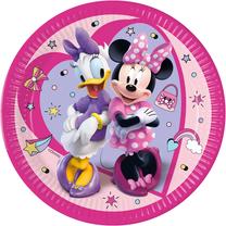 Vienkartinės lėkštės GoDan Minnie Junior, Ø 23 cm, 8 vnt.