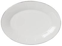Lėkštė Quality Ceramic Bliss Platinum, Ø 34 cm, balta sp.