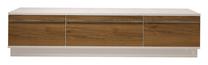 ТВ стол Kalune Design Elite 160-BP, белый цв./ореховый цв., 40 см x 160 см x 46 см