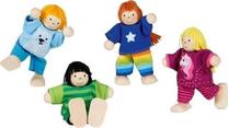 Rinkinys Goki Kids 476151, 6 cm, 4 vnt., įvairių spalvų