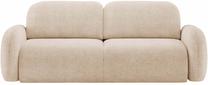 Sofa-lova Avuela Plush, šviesiai smėlinė, 105 x 250 cm x 94 cm