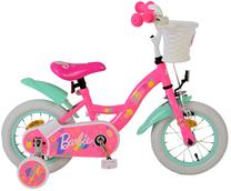 Vaikiškas dviratukas su papildomais ratukais, vaikų Volare Barbie 31254-SACB, rožinė sp., 12"