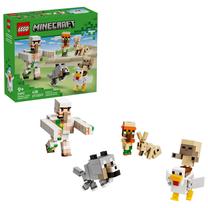 Konstruktorius LEGO® Minecraft Vištų raitelis ir užpuolimas dykumoje 21592, 428 vnt.