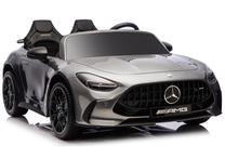 Bērnu elektroauto Lean Cars Mercedes GT63 AMG Lacquered, sudraba krās.