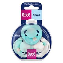 Čiulptukų rinkinys Lovi Prime Dynamic, 18 mėn., balta sp./žalia sp.