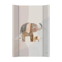 Pārtinamā virsma Ceba Baby Basic Elephant Family, 70 cm x 50 cm, brūna krās./rozā krās./pelēka krās.