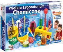 Обучающая игрушка Clementoni Great Chemical Laboratory, синий цв./желтый цв.