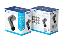 Valgusti lagi GTV Santo BIS, GU10, 1 x 20 W, must v. / must v.