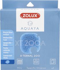 Piederumi filtram Zolux Aquaya Medium Blue Foam X-Ternal 200, zila krās.