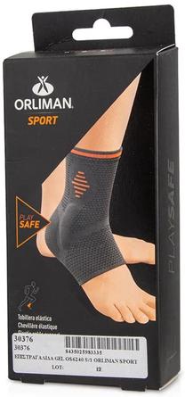 Лангетка Orliman Elastic Ankle, S, серый цв.