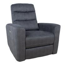 Atlošiamas krėslas Home4you Gaston, pilka sp., 92 cm x 85 cm x 104 cm