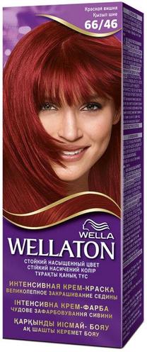 Matu krāsa Wella Wellaton Maxi Single, red cherry krās., Red Cherry 66/46, 110 ml
