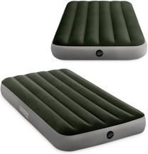 Надувной матрас Intex 64107, черный цв./зеленый цв., 191 см x 99 см x 25 см
