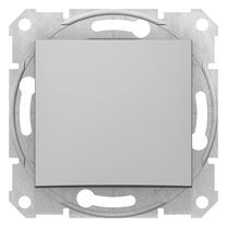 Gabaliņos pārslēgi Schneider Electric Sedna SDN0500160, 1 kl, alumīnija krās.