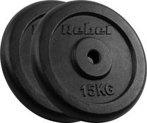 Diskinis svoris Rebel Active, 2 x 15 kg