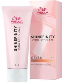 Matu krāsa Wella Professionals Shinefinity, honey latte krās., 08/38, 60 ml