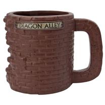Krūzīte ABYstyle Harry Potter Diagon Alley 3D, brūna krās., 500 ml