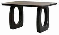 Kavos staliukas Homla Astir, juoda sp., 100 cm x 60 cm x 40 cm