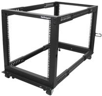 Крепление StarTech 4POSTRACK12U, 1048 x 604 мм, 103 шт., черный цв.