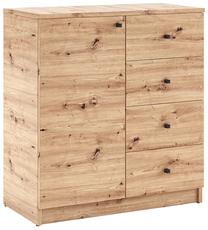 Komoda ADRK Evi, ąžuolo sp., 87 cm x 40 cm x 80 cm