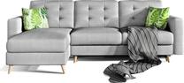 Kampinė sofa Asgard L Soro 83, Jungle 32, pilka sp., 162 x 248 cm x 93 cm