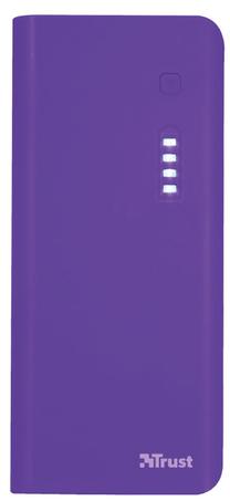 Akupank Trust Primo, 10000 mAh, violetne v.