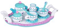 Rotaļu virtuves piederumi, trauku komplekts Tea Set ZA5385, zila krās./balta krās.