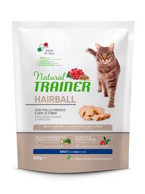 Sausas kačių maistas Natural Trainer Hairball, vištiena, 0.3 kg