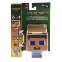 Фигурка-игрушка Mattel Minecraft Flippin Figs Steve, 9.5 см, многоцветный