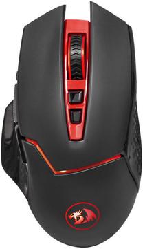 Vadu spēļu pele Redragon Mirage, melna krās./sarkana krās.