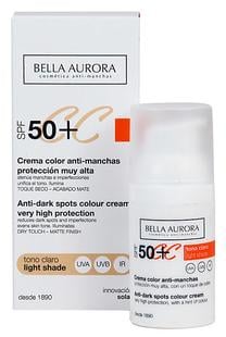 CC krēms Bella Aurora SPF50+, light, 30 ml
