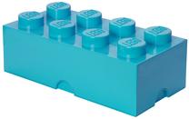 Daiktadėžė LEGO® Storage Brick 8 Turquoise, 12.1 l, mėlyna sp., 50 x 25 x 18 cm