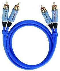 Кабель Oehlbach RCA - RCA RCA male x 2, RCA male x 2, 0.5 м, синий цв.