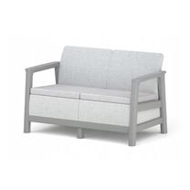 Õuesohva Keter Scandi Linea 2, teras v./põgus hall v., 126.8 cm x 73 cm x 77.5 cm