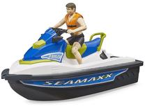 Игрушечный водный мотоцикл Bruder Water Craft With Driver 63151