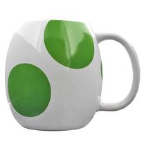 Puodelis Pyramid International Super Mario Yoshi Egg, balta sp./žalia sp., 500 ml