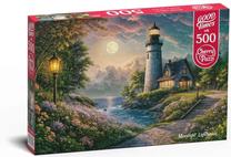 Dėlionė CherryPazzi Moonlight Lighthouse 20074, 50 cm x 34.5 cm, 500 vnt., įvairių spalvų