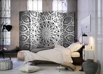 Širma Artgeist White Mandala II Paravent1020J, įvairių spalvų, 225 cm x 172 cm