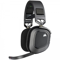 Belaidės ausinės Corsair HS80 RGB CA-9011235-EU, juoda sp.