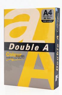 Kanceliarinis popierius Double A, A4, 80 g/m², aukso sp., 500 lapų vnt.