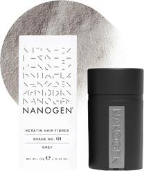 Пудра для волос Nanogen Keratin Hair Fibres 01 Grey, 15 г