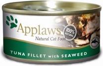 Mitrā kaķu barība Applaws Tuna Fillet with Seaweed, tunzivis, 0.07 kg